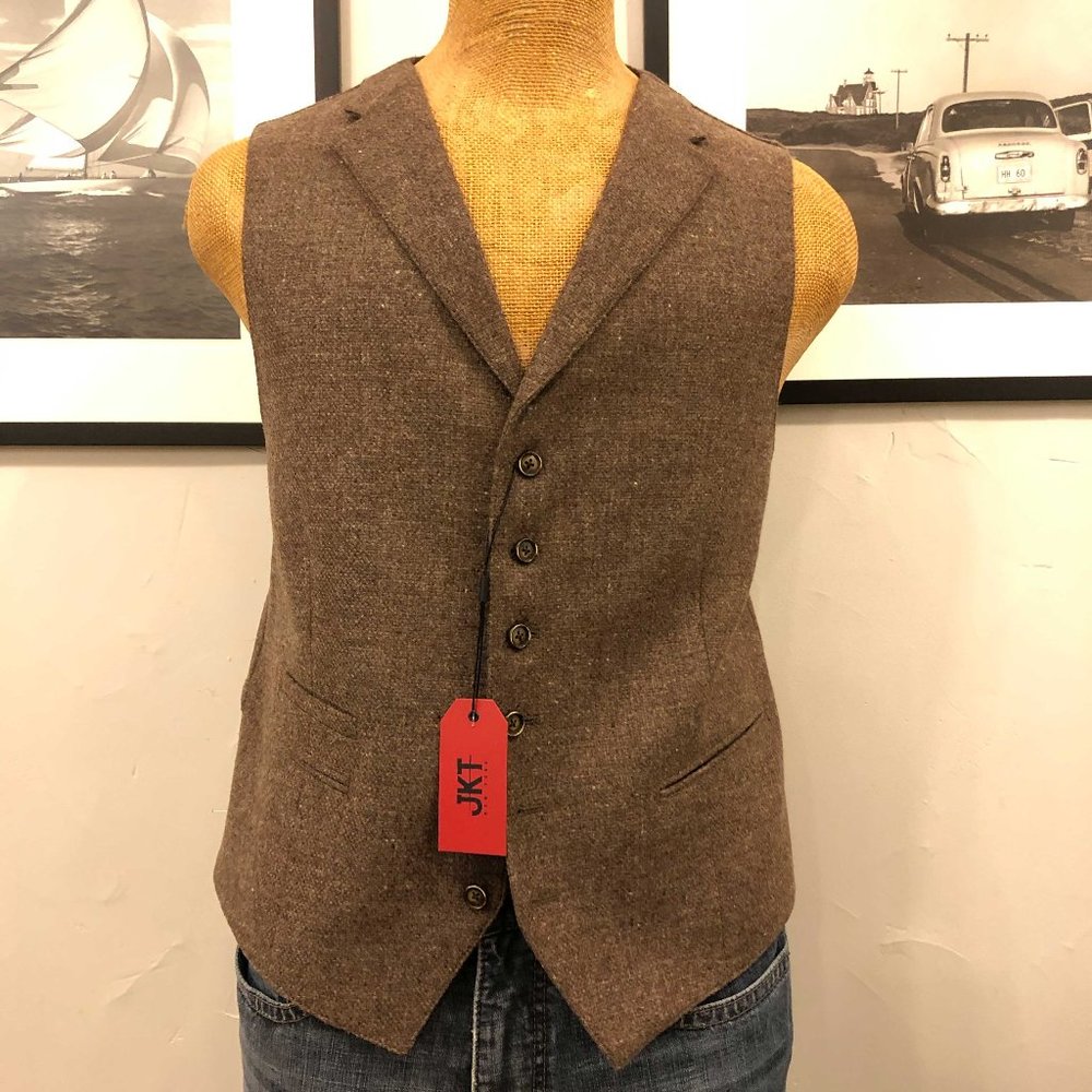 JKT NEW YORK REGIS TWEED VEST